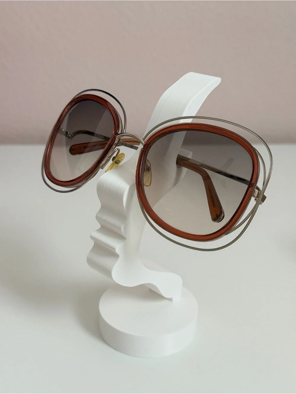 Chloé CE711SA Oversized Havana Sunglasses w/ Case